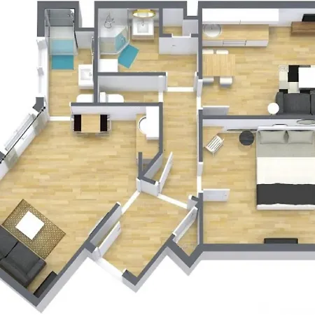 Apartment Big London***, Hyper Centre, Parking 200M *
